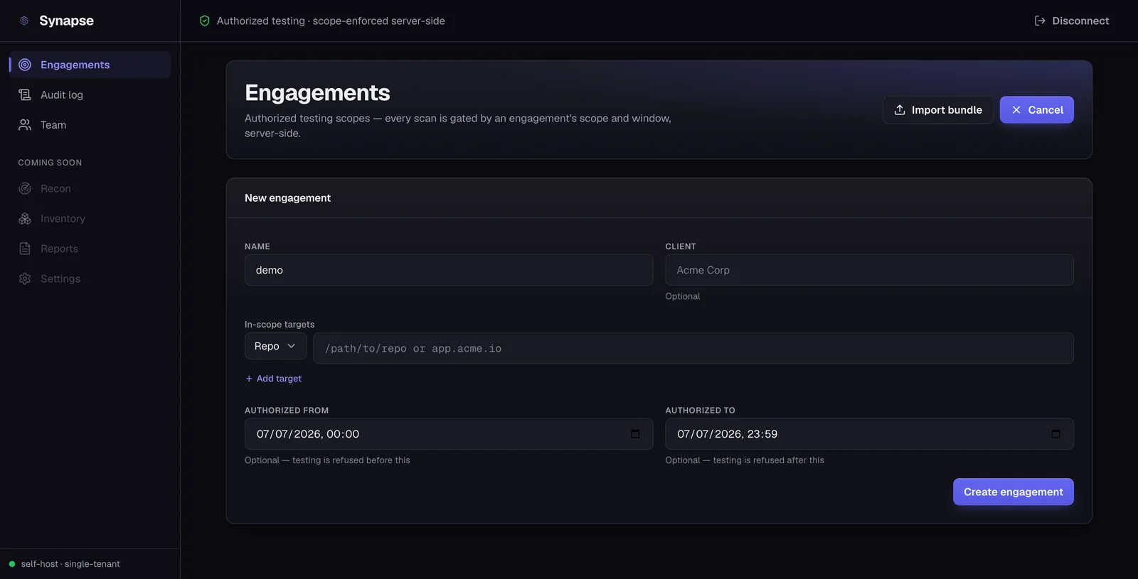 Create engagement