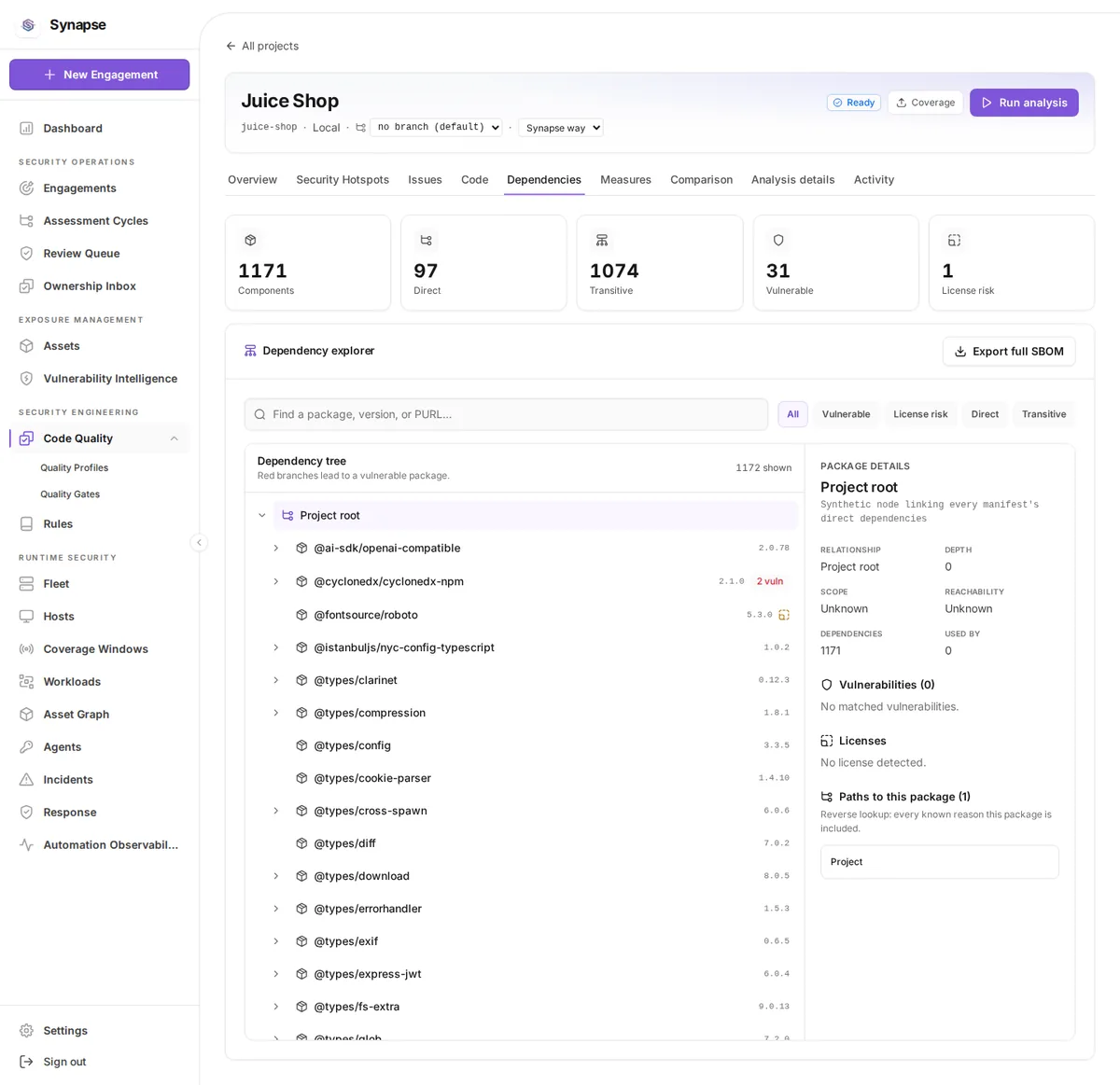 code-quality_projects_juice-shop_dependencies at desktop width