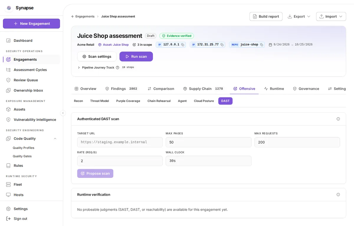 engagements_engagement_dast at desktop width