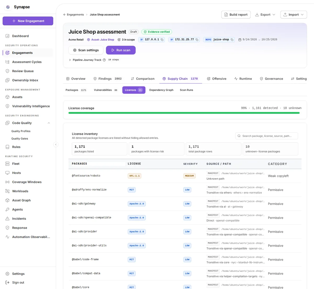 engagements_engagement_licenses at desktop width
