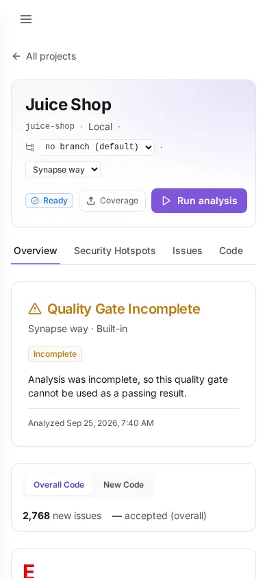 code-quality_projects_juice-shop at phone width