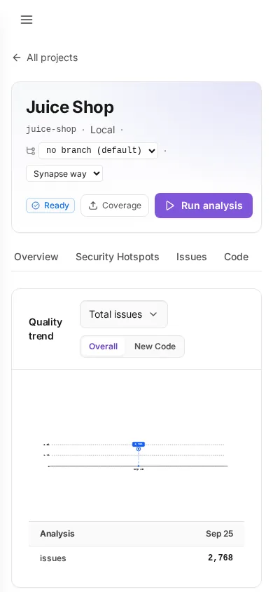 code-quality_projects_juice-shop_activity at phone width