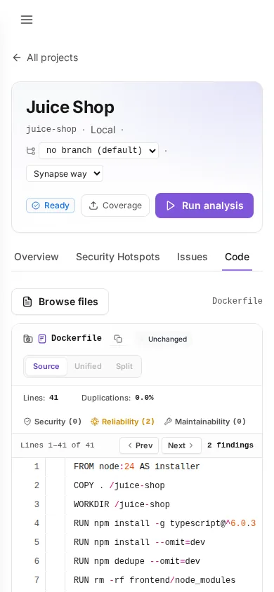 code-quality_projects_juice-shop_code at phone width