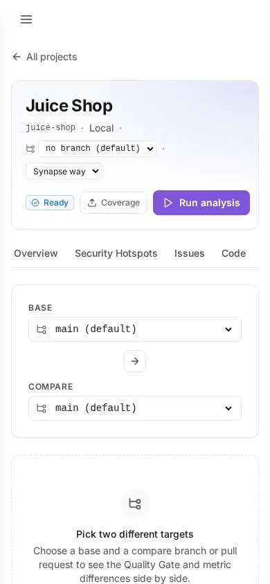 code-quality_projects_juice-shop_compare at phone width