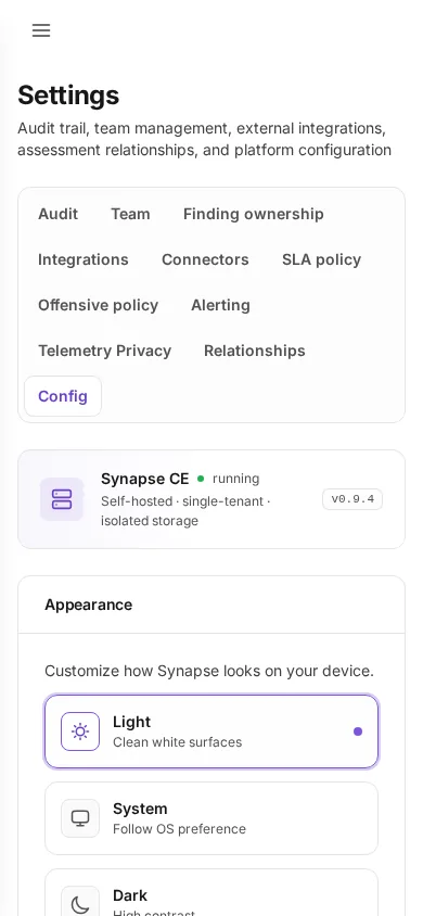 settings_config at phone width