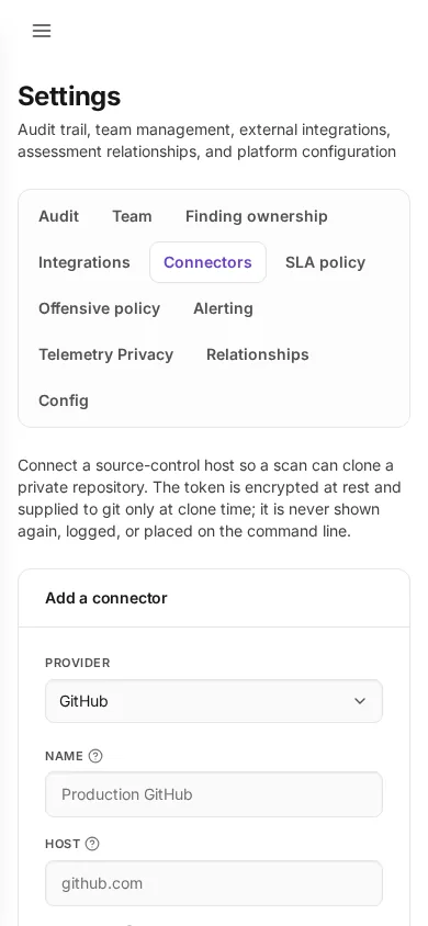 settings_connectors at phone width